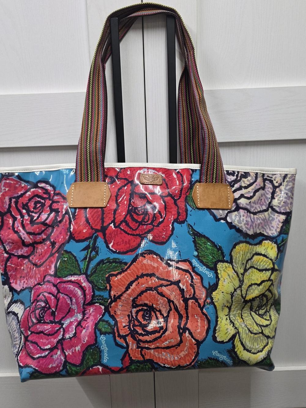 Consuela Rosie Floral Print Tote Bag in Multicolor Xlarge
